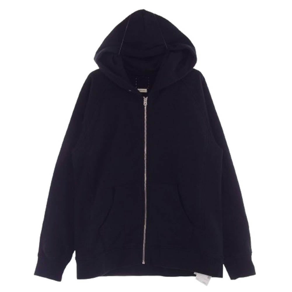 VISVIM ビズビム 0122105010003 ULTIMATE JV HOODIE F.Z. ジップ パーカー ブラック系 3【中古】