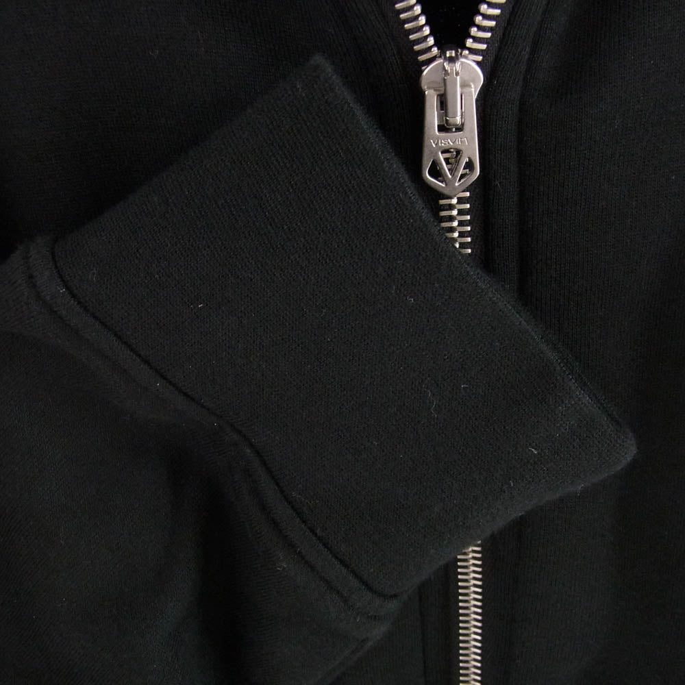 VISVIM ビズビム 0122105010003 ULTIMATE JV HOODIE F.Z. ジップ パーカー ブラック系 3【中古】