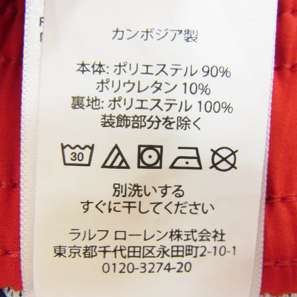 POLO RALPH LAUREN ポロ・ラルフローレン ポニーロゴ 刺繍 ショート ハーフ パンツ ショーツ ネイビー系 M【中古】