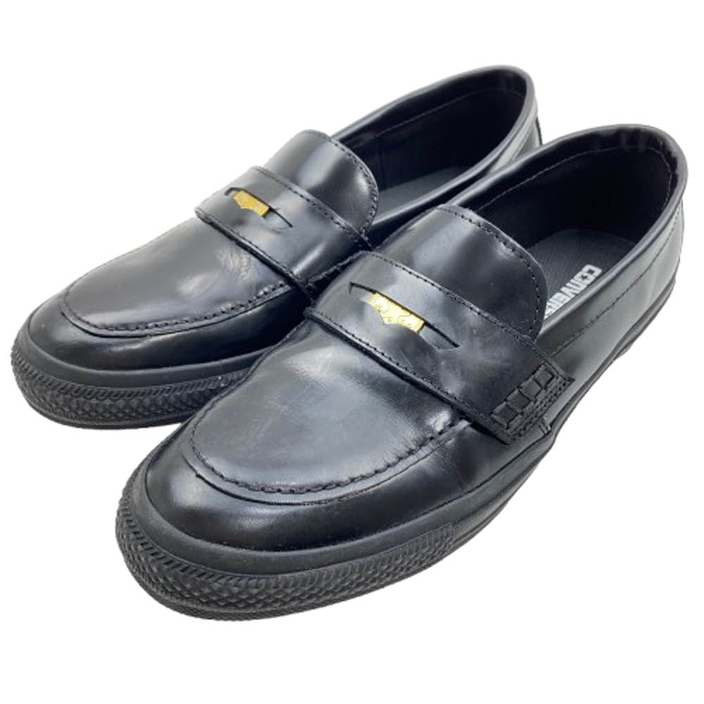 CONVERSE コンバース 31315091 ALL STAR COINLOAFER オールスター コインローファー シューズ スニーカー ブラック系 26.5cm【中古】