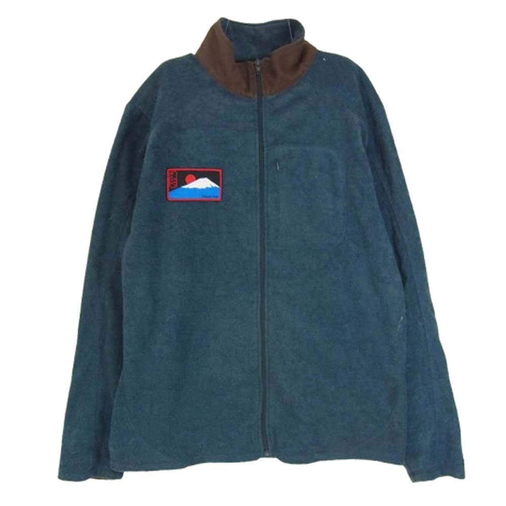 KAVU カブー ワッペン付き フリース ジャケット ネイビー系 M【中古】