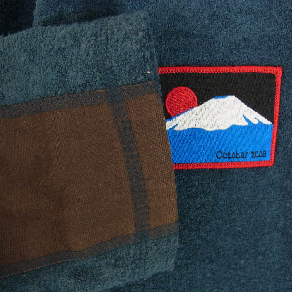KAVU カブー ワッペン付き フリース ジャケット ネイビー系 M【中古】