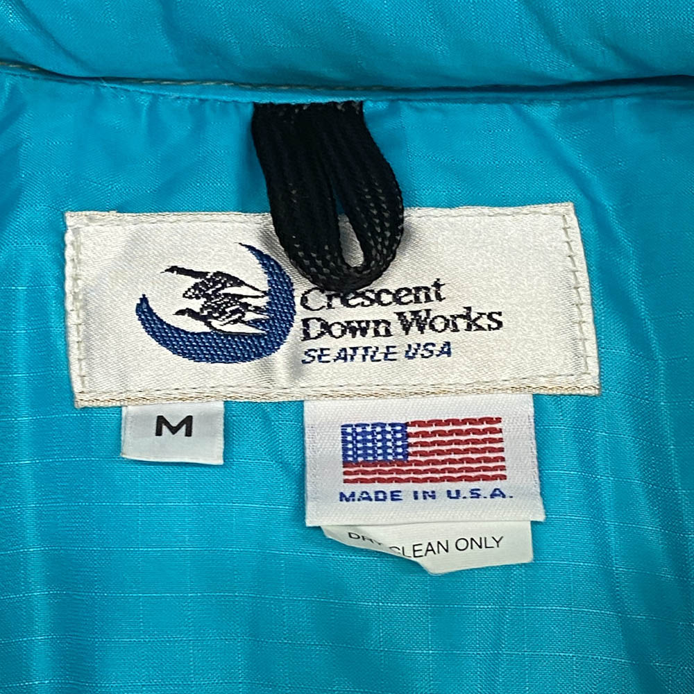 Crescent Down Works クレセントダウンワークス USA製 60/40 DOWN VEST ダウン ベスト ブラウン系 M【中古】