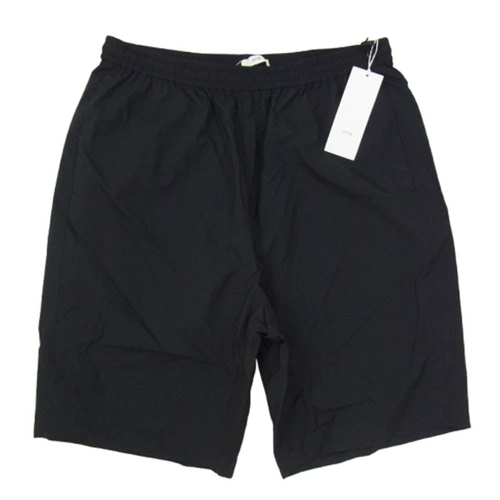 ATON エイトン PRAGGM0200 TRAVEL NYLON WIDE EASY SHORTS トラベルナイロン ワイド イージー ショーツ ハーフパンツ ブラック系 06【極上美品】【中古】