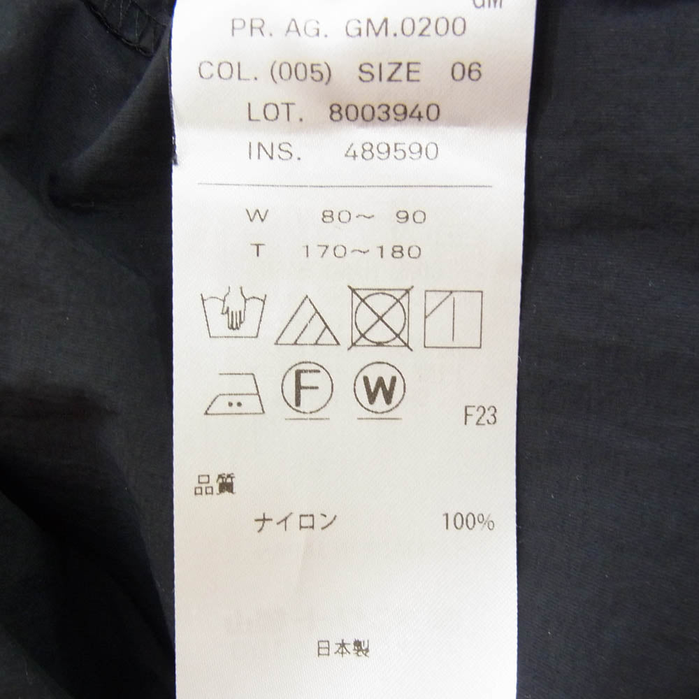 ATON エイトン PRAGGM0200 TRAVEL NYLON WIDE EASY SHORTS トラベルナイロン ワイド イージー ショーツ ハーフパンツ ブラック系 06【極上美品】【中古】