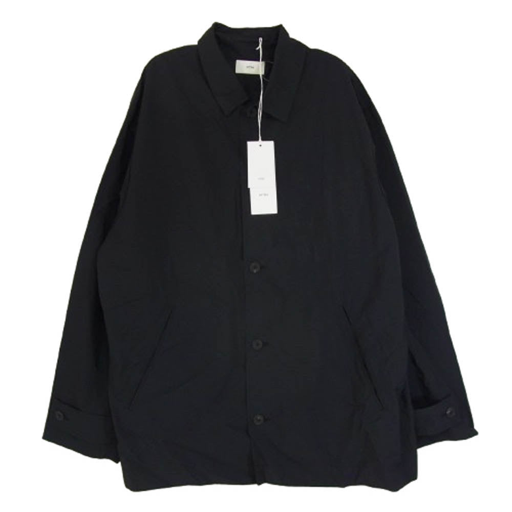 ATON エイトン JKAGGM0200 TRAVEL NYLON COVERALL トラベルナイロン カバーオール ジャケット ブラック系 06【極上美品】【中古】