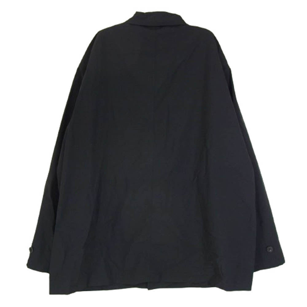 ATON エイトン JKAGGM0200 TRAVEL NYLON COVERALL トラベルナイロン カバーオール ジャケット ブラック系 06【極上美品】【中古】