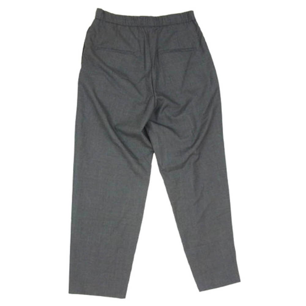 ATON エイトン PRAGGM0700 WOOL TROPICAL TAPERED EASY PANTS ウールトロピカル テーパード イージーパンツ グレー系 48【極上美品】【中古】