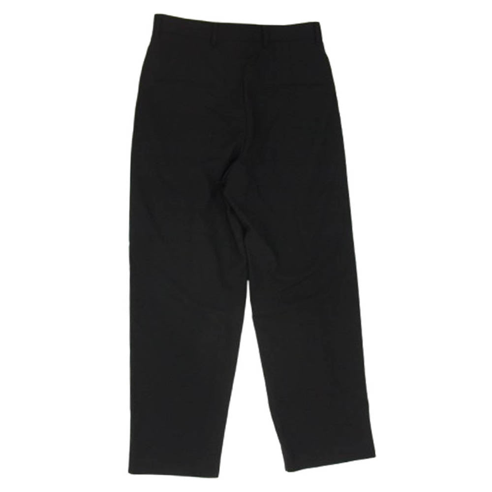 ATON エイトン 25SS PRAGGM0203 HIGH TWIST WOOL WIDE PANTS ハイツイストウール ワイドパンツ ブラック系 02【極上美品】【中古】