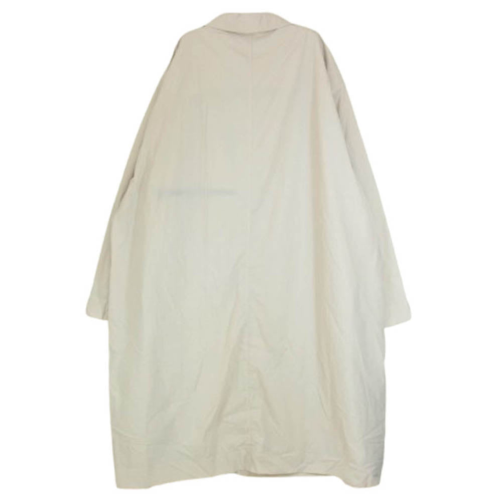 ATON エイトン 25SS CMAGGM0200 TRAVEL NYLON PACKABLE COAT トラベルナイロン パッカブル コート オフホワイト系 06【極上美品】【中古】