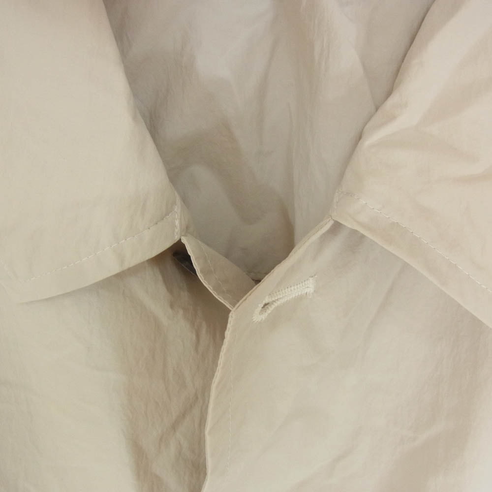 ATON エイトン 25SS CMAGGM0200 TRAVEL NYLON PACKABLE COAT トラベルナイロン パッカブル コート オフホワイト系 06【極上美品】【中古】