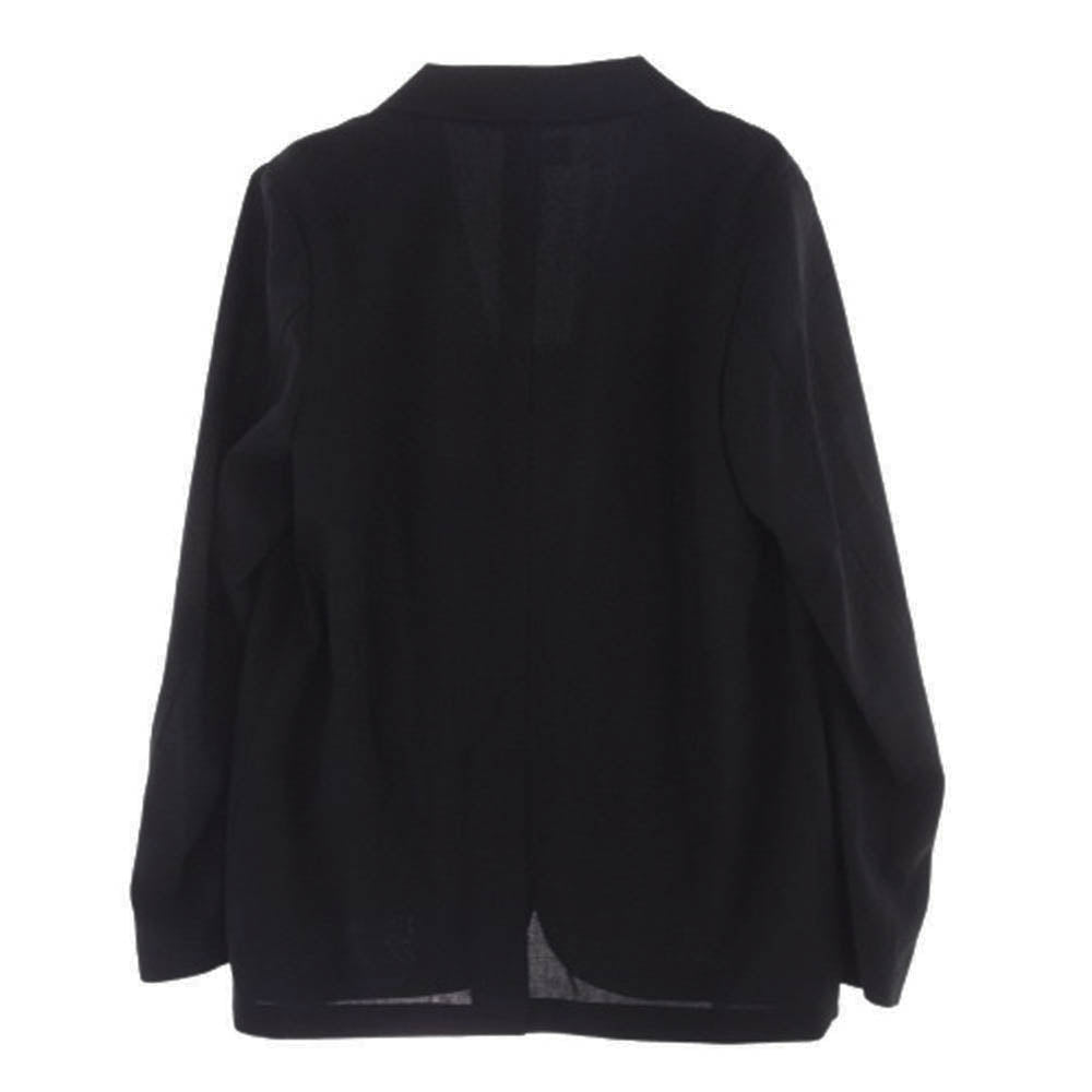 ATON エイトン 25SS JKAGGM0203 HIGH TWIST WOOL TAILORED JACKET ハイツイストウール 2B テーラードジャケット ブラック系 02【極上美品】【中古】