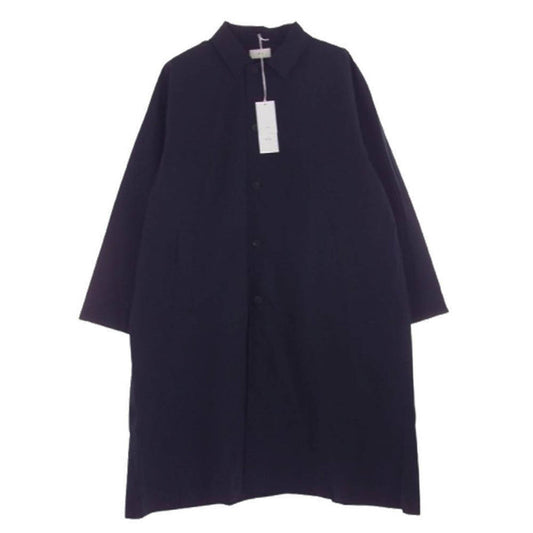 ATON エイトン 25SS CMAGGM6200 TRAVEL NYLON PACKABLE COAT トラベルナイロン パッカブル コート ブラック ブラック系 04【極上美品】【中古】