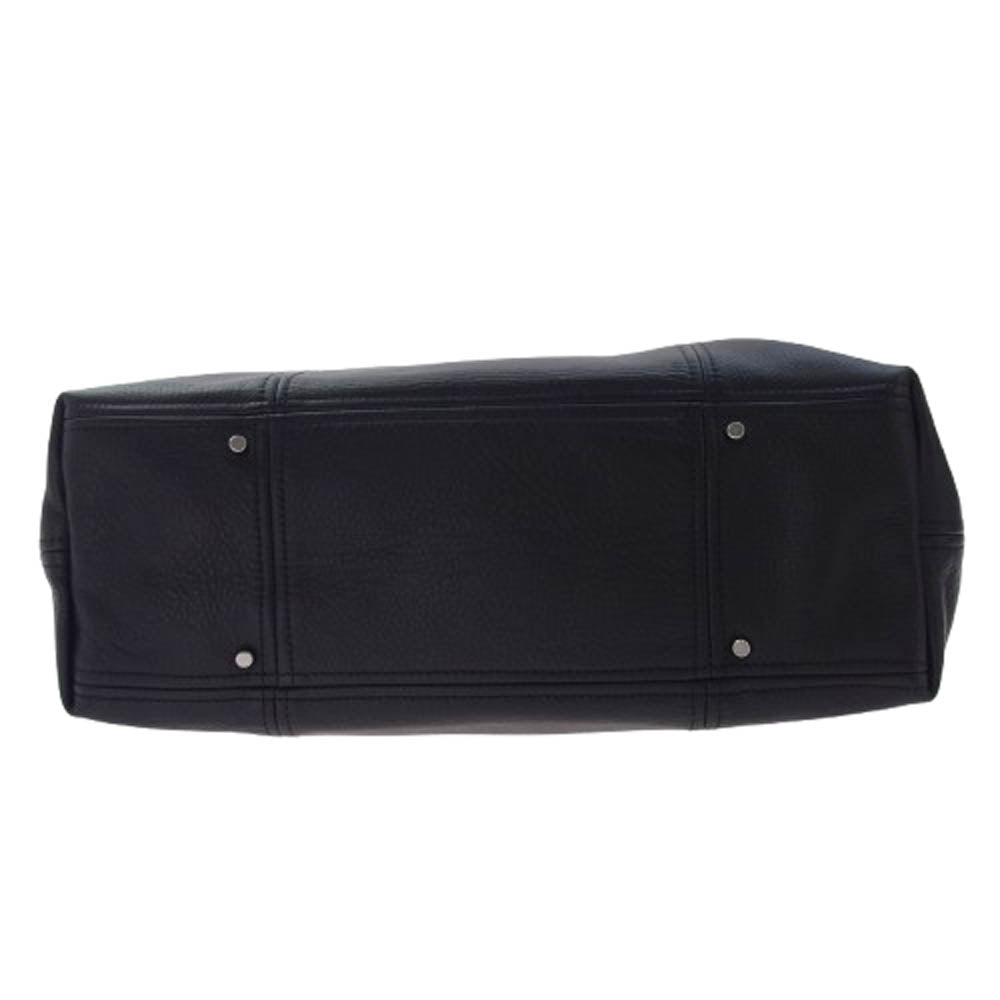 aniary アニアリ 07-02011 Shrink Leather Tote Bag シュリンクレザー トート バッグ ブラック系【新古品】【未使用】【中古】