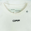 OFF-WHITE オフホワイト OMAA038S20185004 国内正規品 イーストランドタグ CARAVAGGIO ARROW S/S OVER TEE バックロゴプリント 半袖 Tシャツ ホワイト系 XS【中古】