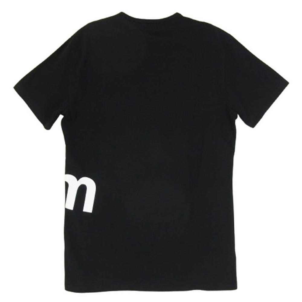 Emporio Armani エンポリオ・アルマーニ 41DC01 ロゴプリント 半袖 Tシャツ ブラック系 XXL【美品】【中古】