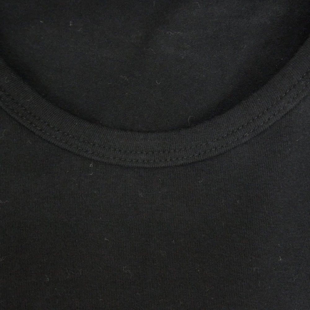 Emporio Armani エンポリオ・アルマーニ 41DC01 ロゴプリント 半袖 Tシャツ ブラック系 XXL【美品】【中古】