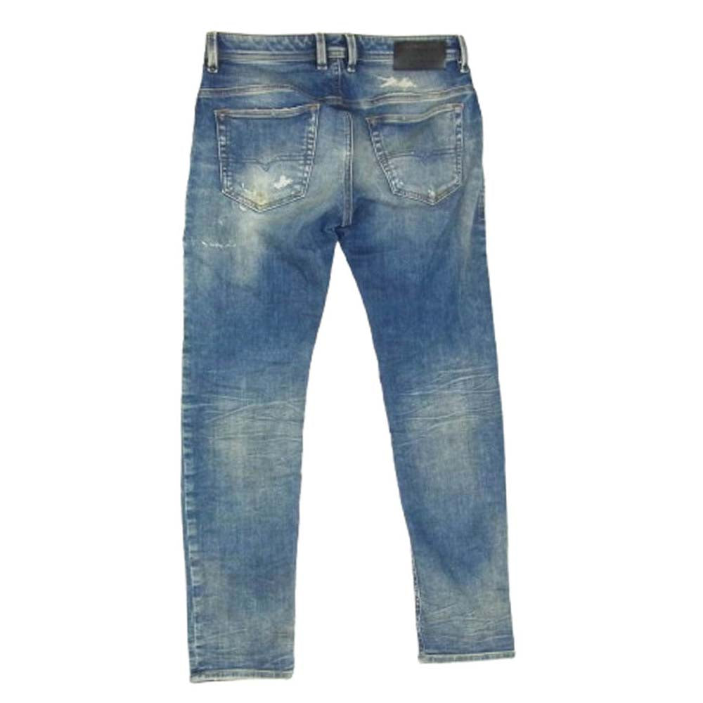 DIESEL ディーゼル 00SE3D 0870Q THOMMER-T JoggJeans ダメージ加工 ジョグジーンズ デニムパンツ インディゴブルー系 31【中古】