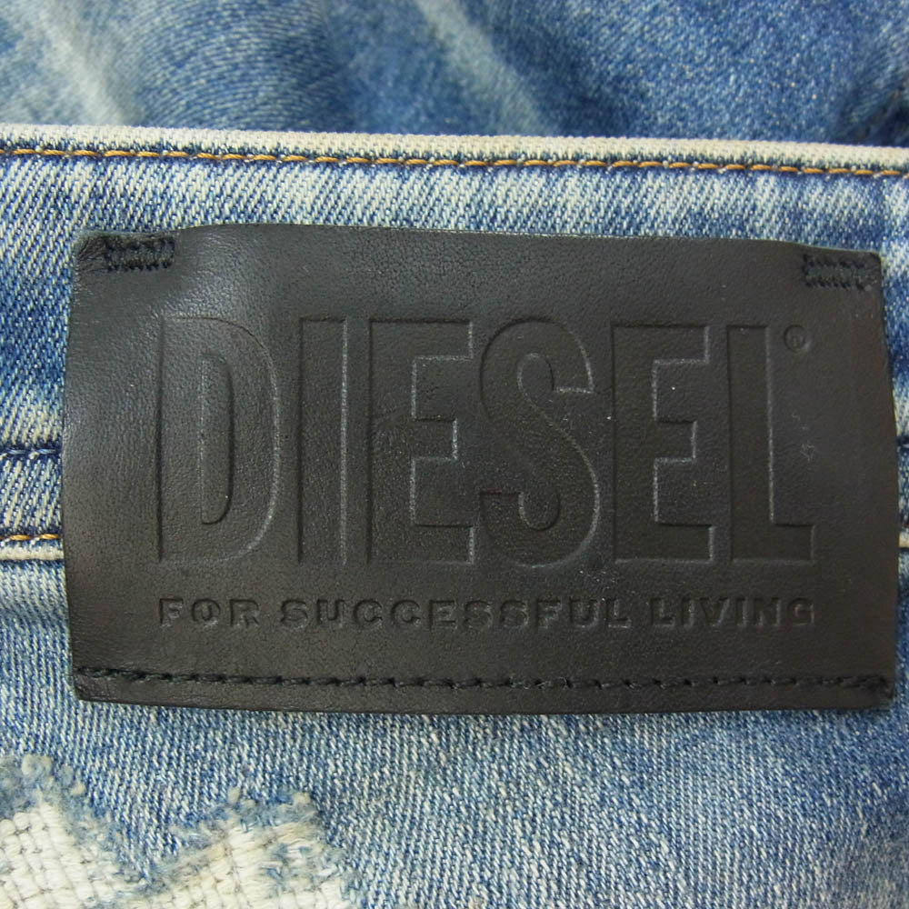 DIESEL ディーゼル 00SE3D 0870Q THOMMER-T JoggJeans ダメージ加工 ジョグジーンズ デニムパンツ インディゴブルー系 31【中古】
