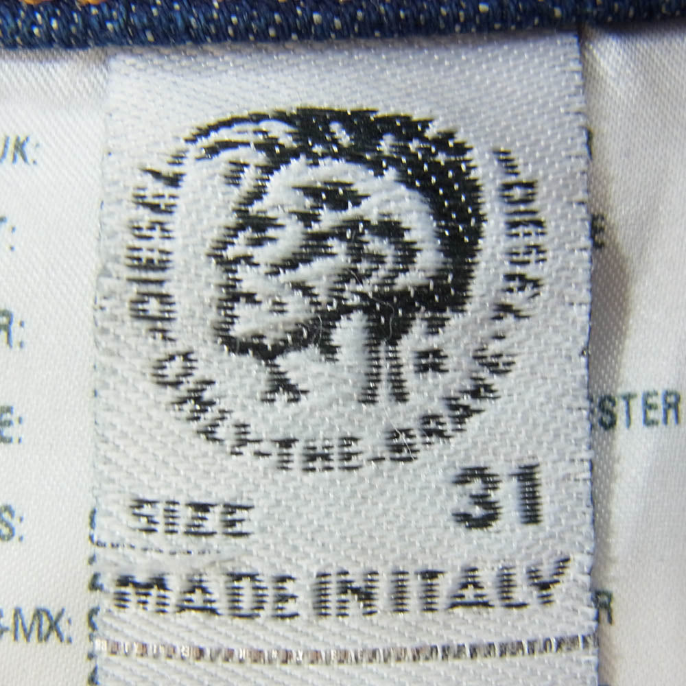 DIESEL ディーゼル 00SE3D 0870Q THOMMER-T JoggJeans ダメージ加工 ジョグジーンズ デニムパンツ インディゴブルー系 31【中古】