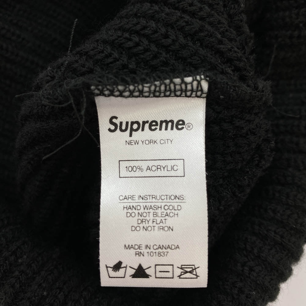 Supreme シュプリーム Loose Gauge Beanie ルーズゲージ アクリル ニット帽 ビーニー ブラック系【中古】