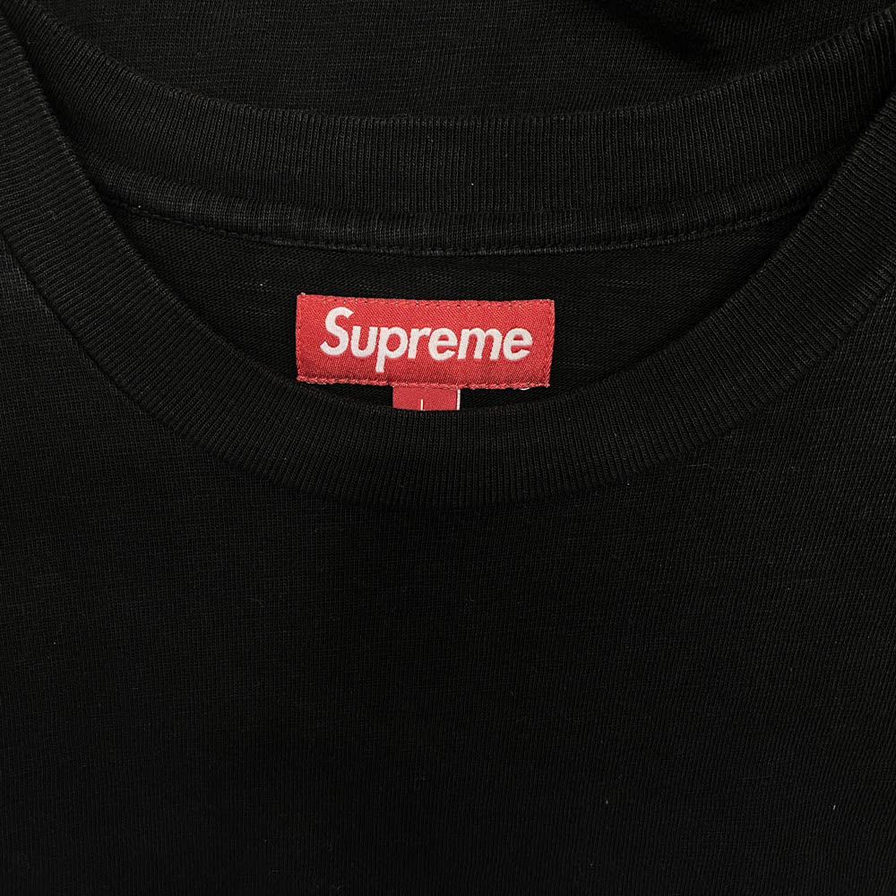 Supreme シュプリーム 24AW FTP S/S Top ロゴプリント 半袖 Tシャツ ブラック系 L【中古】