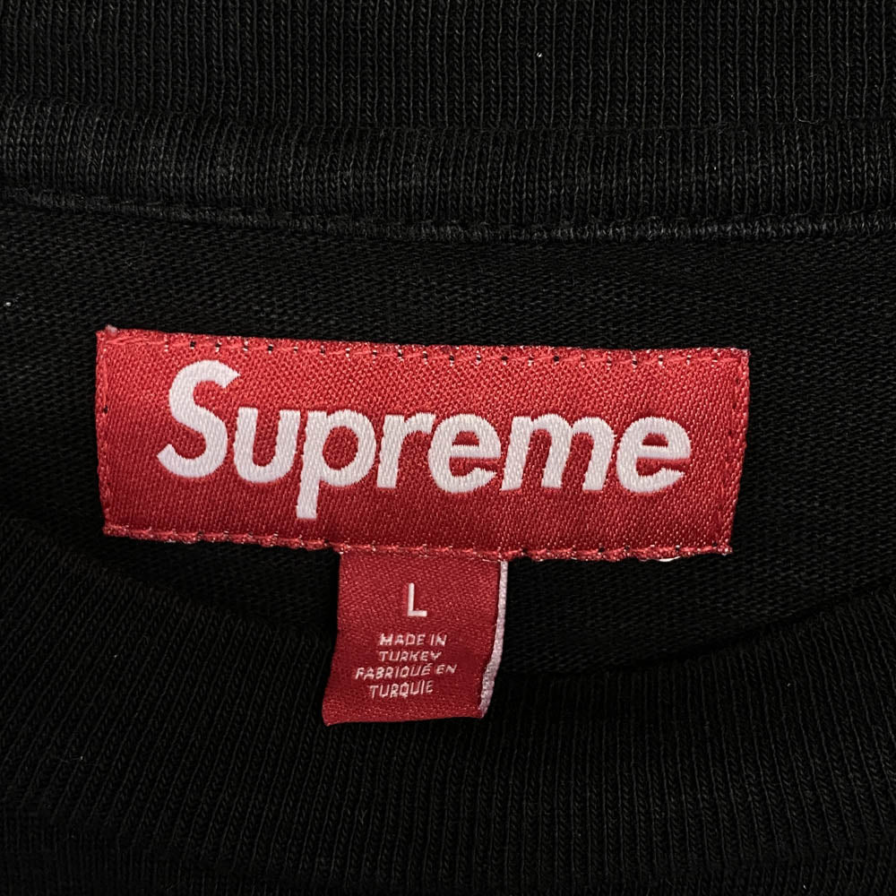 Supreme シュプリーム 24AW FTP S/S Top ロゴプリント 半袖 Tシャツ ブラック系 L【中古】
