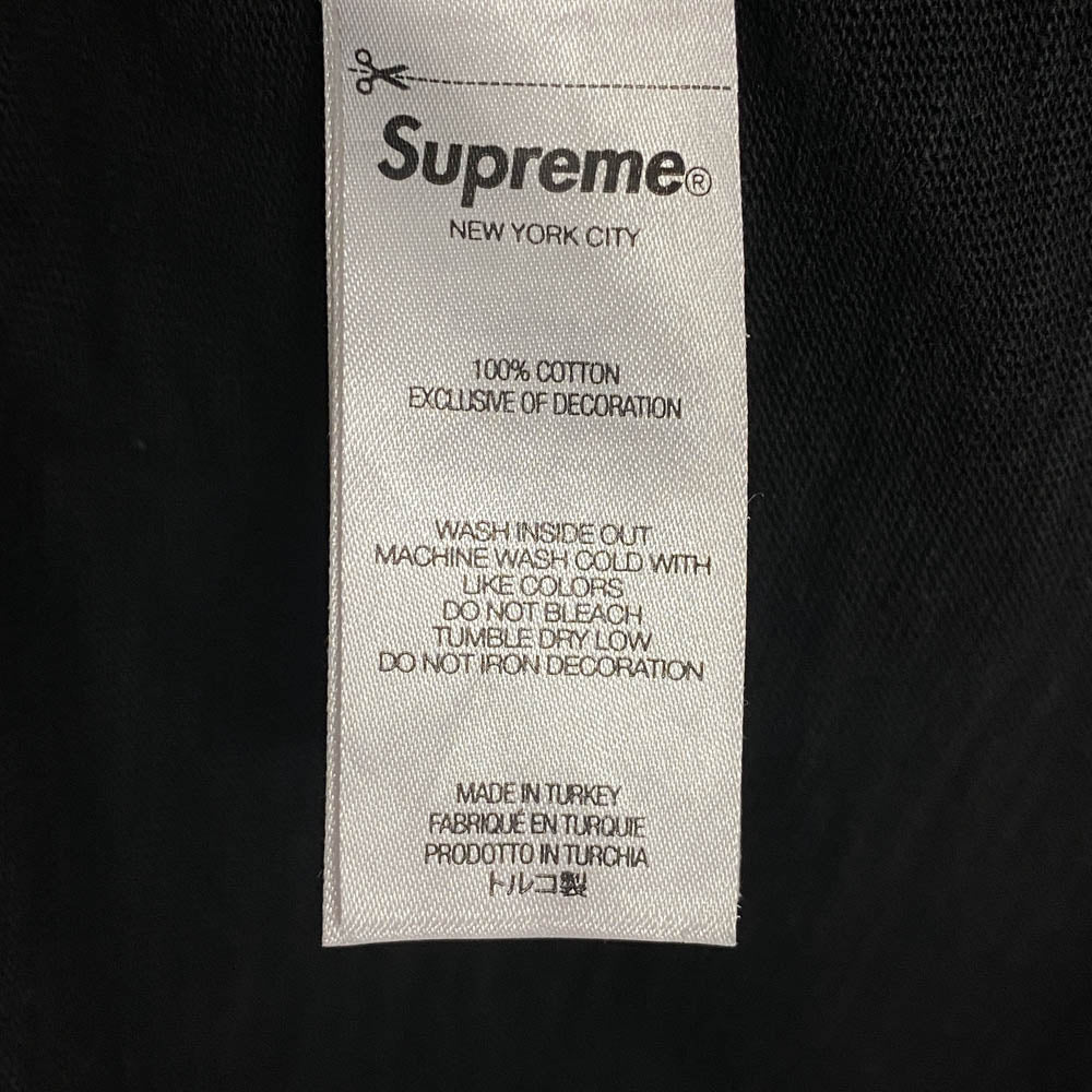 Supreme シュプリーム 24AW FTP S/S Top ロゴプリント 半袖 Tシャツ ブラック系 L【中古】