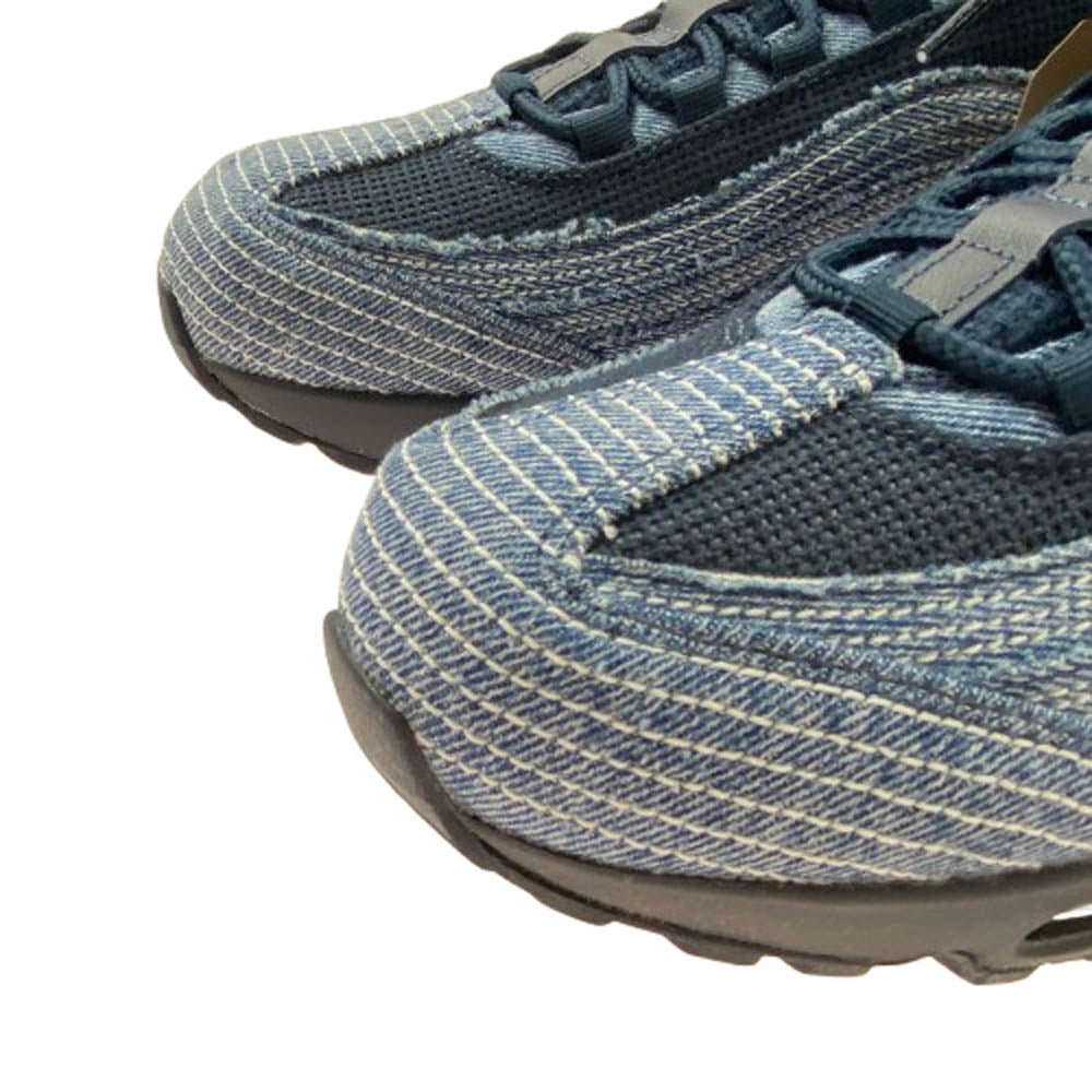 NIKE ナイキ フェイクバスターズ鑑定済 HM4743-400 Levi’s AIR MAX 95 リーバイス エアマックス95 ローカット スニーカー インディゴブルー系 27cm【新古品】【未使用】【中古】