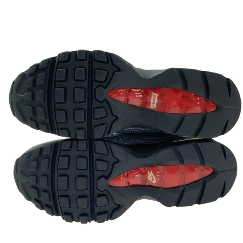 NIKE ナイキ フェイクバスターズ鑑定済 HM4743-400 Levi’s AIR MAX 95 リーバイス エアマックス95 ローカット スニーカー インディゴブルー系 27cm【新古品】【未使用】【中古】