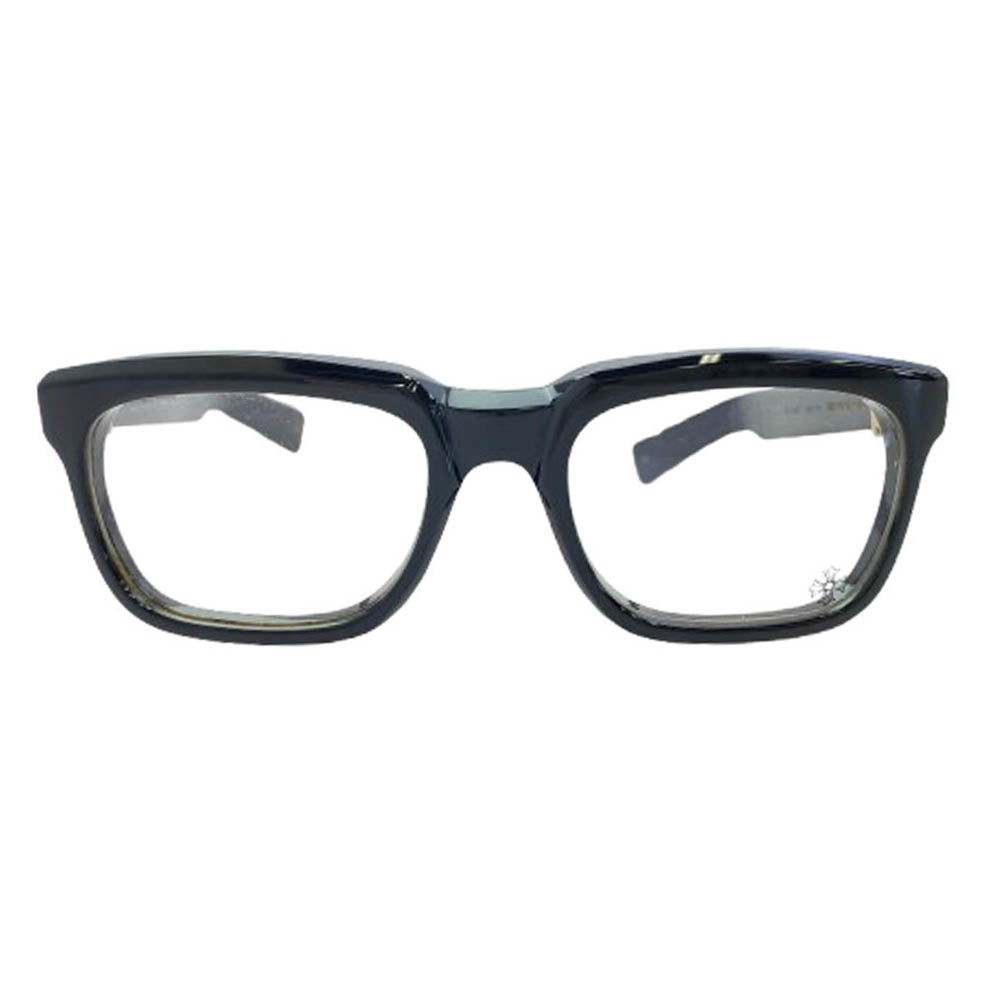CHROME HEARTS クロムハーツ（原本無） SEE YOU IN TEA BSフレア テンプル ウェリントン型 眼鏡 サングラス ブラック系 53□20-143【中古】