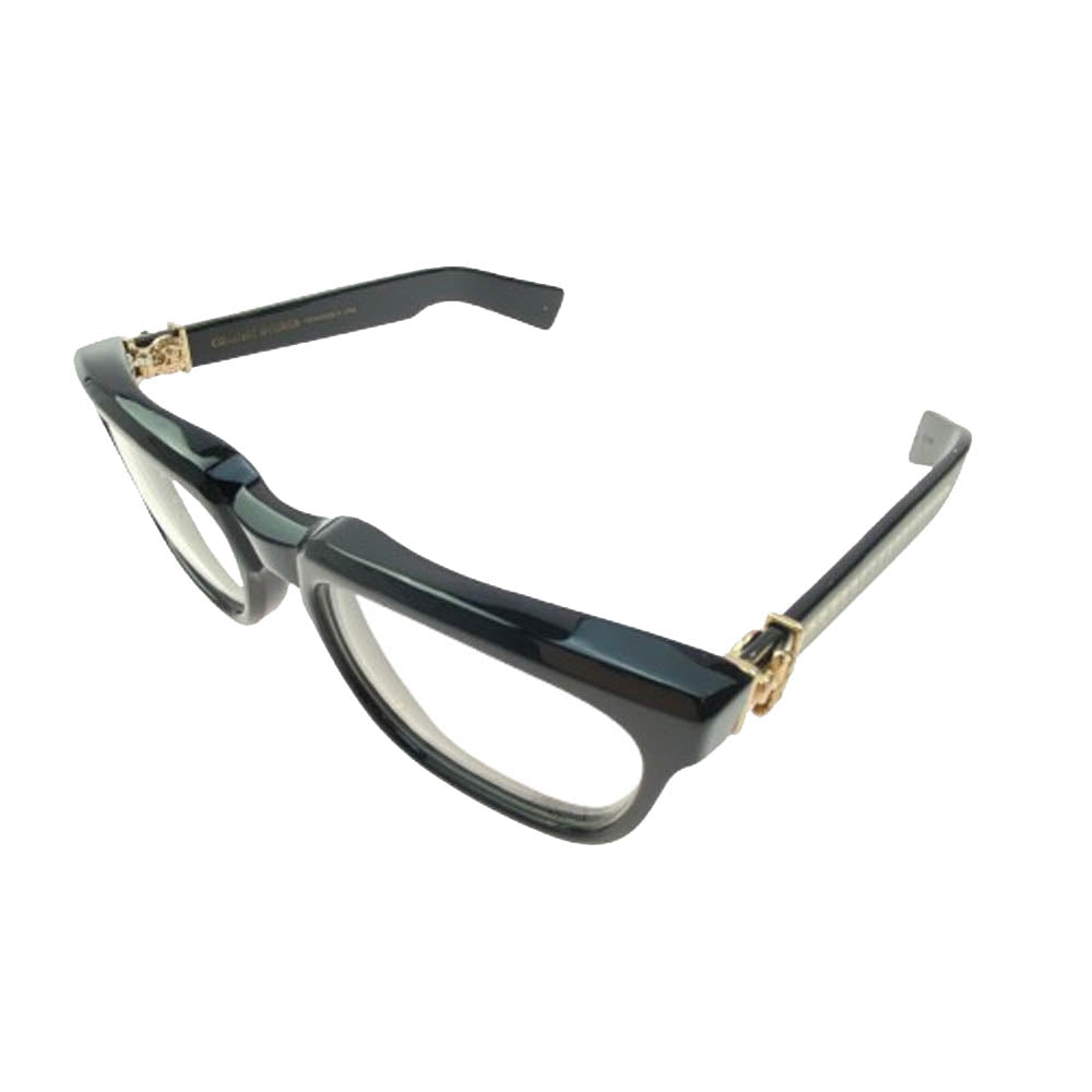 CHROME HEARTS クロムハーツ（原本無） SEE YOU IN TEA BSフレア テンプル ウェリントン型 眼鏡 サングラス ブラック系 53□20-143【美品】【中古】