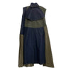 Sacai サカイ 21-05387 ドッキングラッププリーツ ダブルトレンチ コート ネイビー系 カーキ系 1【中古】