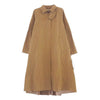 Sacai サカイ 22-06132 バックプリーツ ステンカラー コート ブラウン系 1【極上美品】【中古】