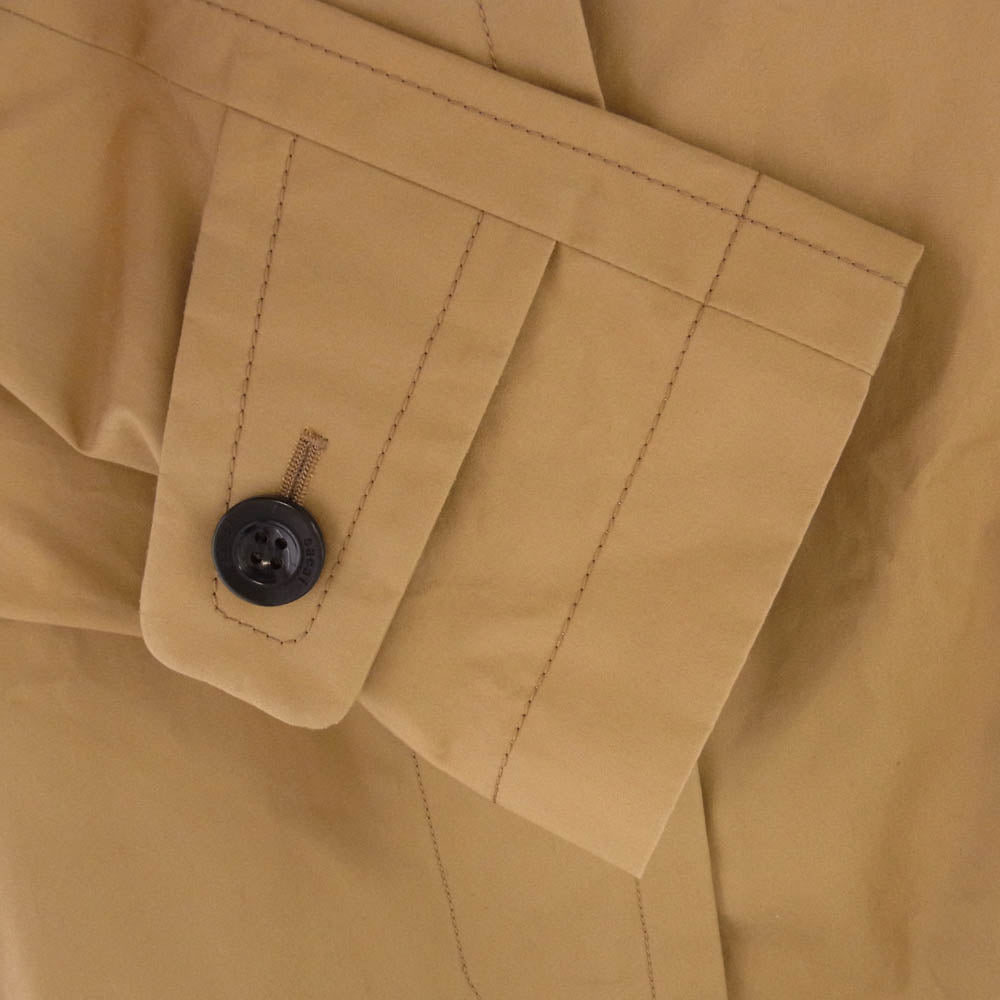 Sacai サカイ 22-06132 バックプリーツ ステンカラー コート ブラウン系 1【極上美品】【中古】