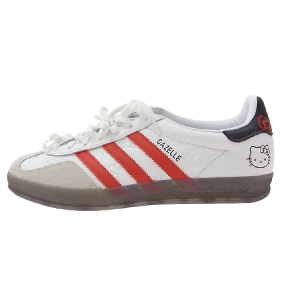 adidas アディダス × Hello Kitty Gazelle Indoor Hello Kitty Anniversary ハロー キティー 50周年 ガゼル スニーカー ホワイト系 28cm【極上美品】【中古】