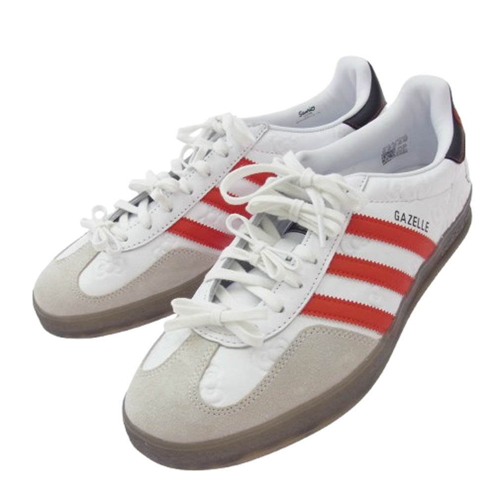 adidas アディダス II0013 × Hello Kitty Gazelle Indoor Hello Kitty Anniversary ハロー キティー 50周年 ガゼル スニーカー ホワイト系 29cm【極上美品】【中古】