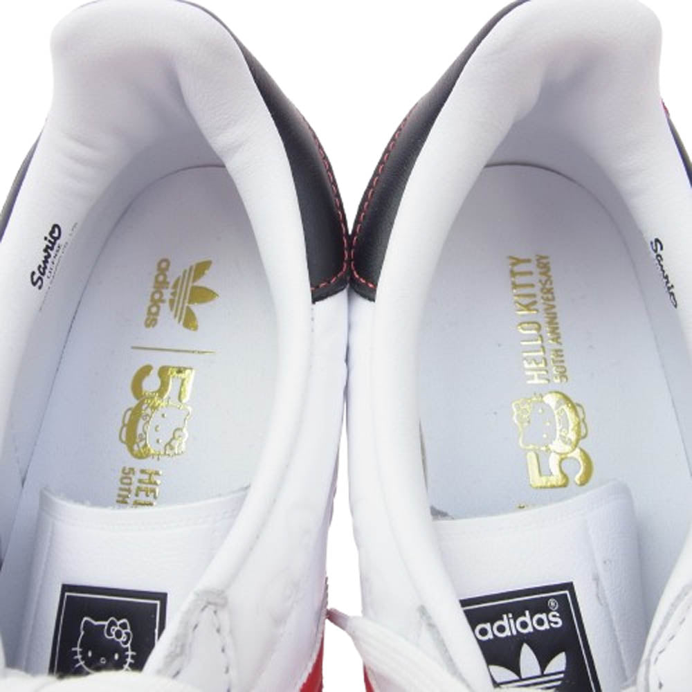adidas アディダス II0013 × Hello Kitty Gazelle Indoor Hello Kitty Anniversary ハロー キティー 50周年 ガゼル スニーカー ホワイト系 29cm【極上美品】【中古】