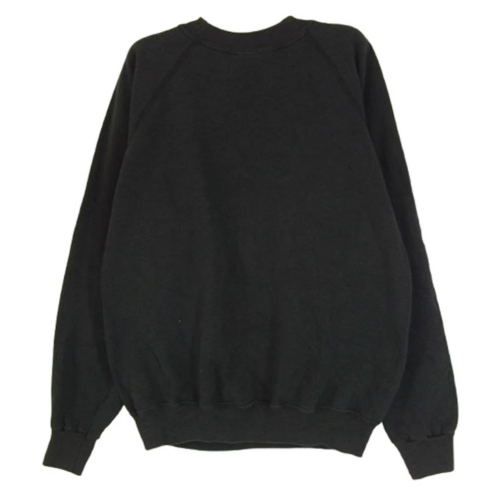 ヴィンテージ 90s USA製 APPLE アップル Logo Sweatshirt Hanes ヘインズタグ 企業ロゴ スウェット ブラック系 M【中古】