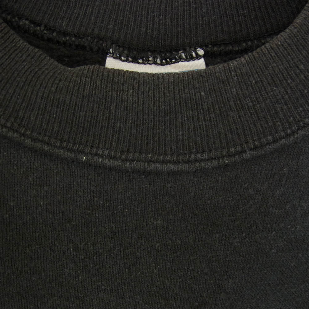 ヴィンテージ 90s USA製 APPLE アップル Logo Sweatshirt Hanes ヘインズタグ 企業ロゴ スウェット ブラック系 M【中古】