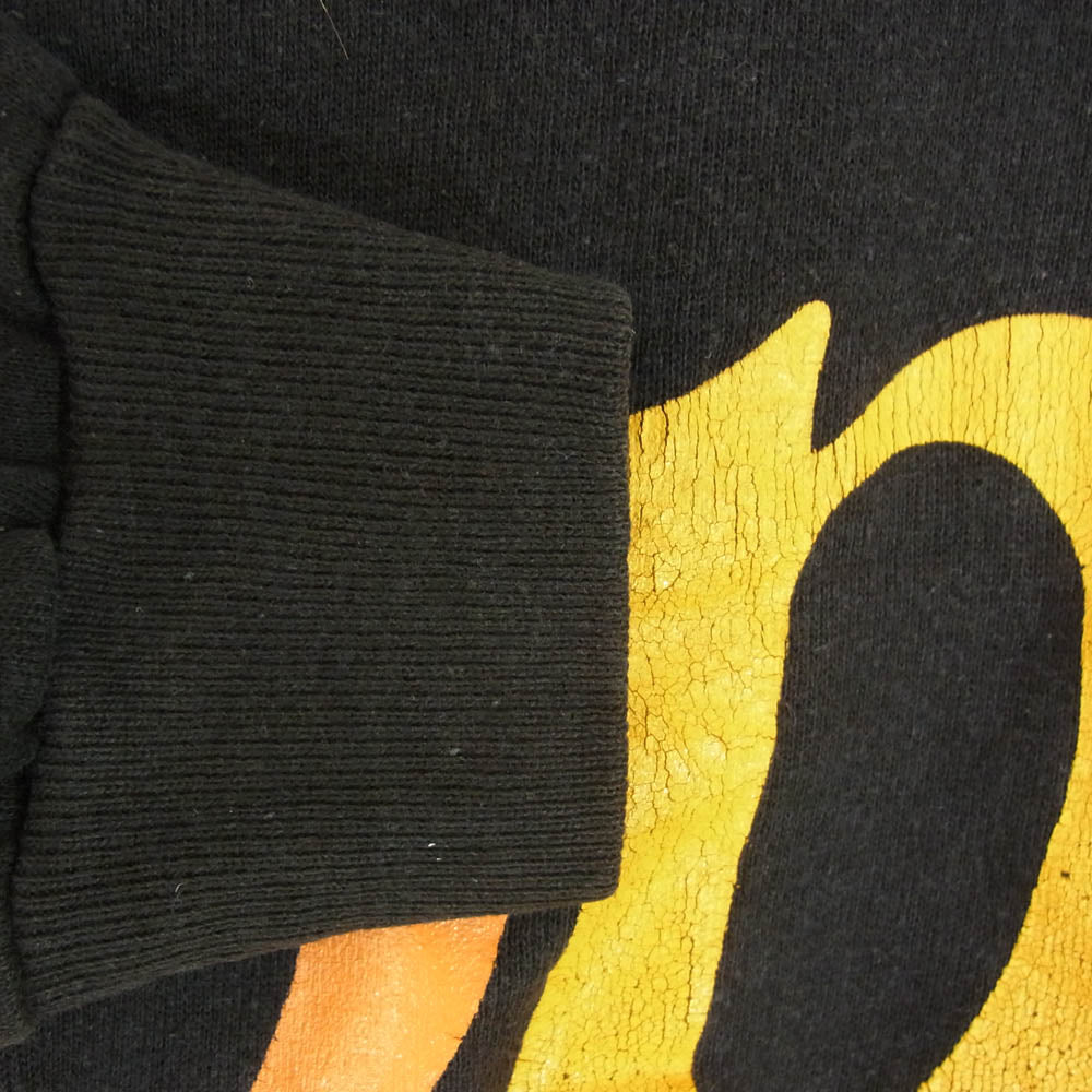 ヴィンテージ 90s USA製 APPLE アップル Logo Sweatshirt Hanes ヘインズタグ 企業ロゴ スウェット ブラック系 M【中古】