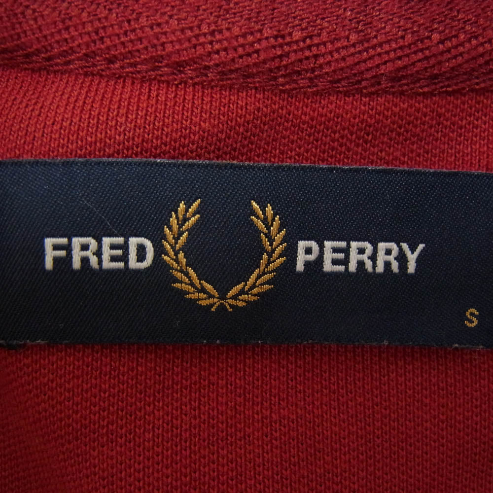 FRED PERRY フレッドペリー J6231 LAUREL WREATH TAPED TRACK JACKET テープド ジャージ トラック ジャケット エンジ系 S【中古】
