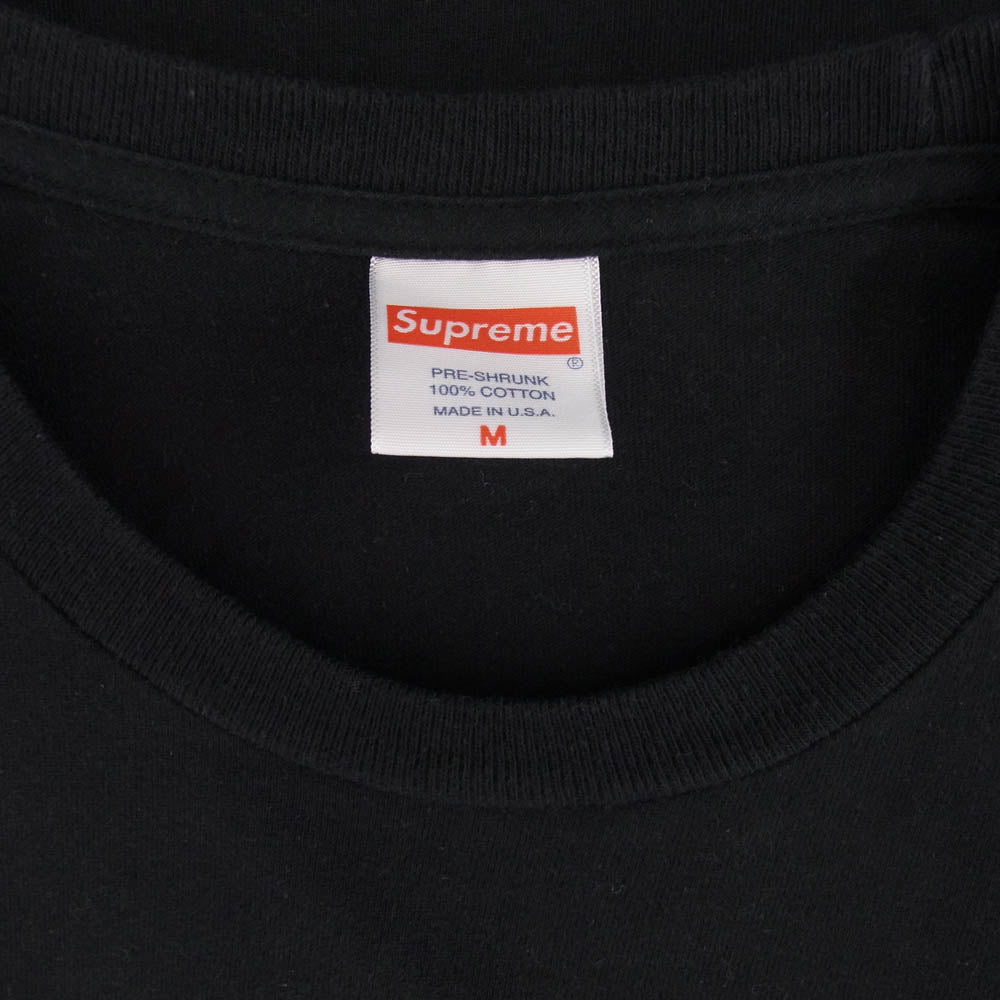 Supreme シュプリーム 22SS Ralph Steadman Box Logo Tee ラルフ ステッドマン ボックスロゴ 半袖 Tシャツ ブラック系 M【中古】