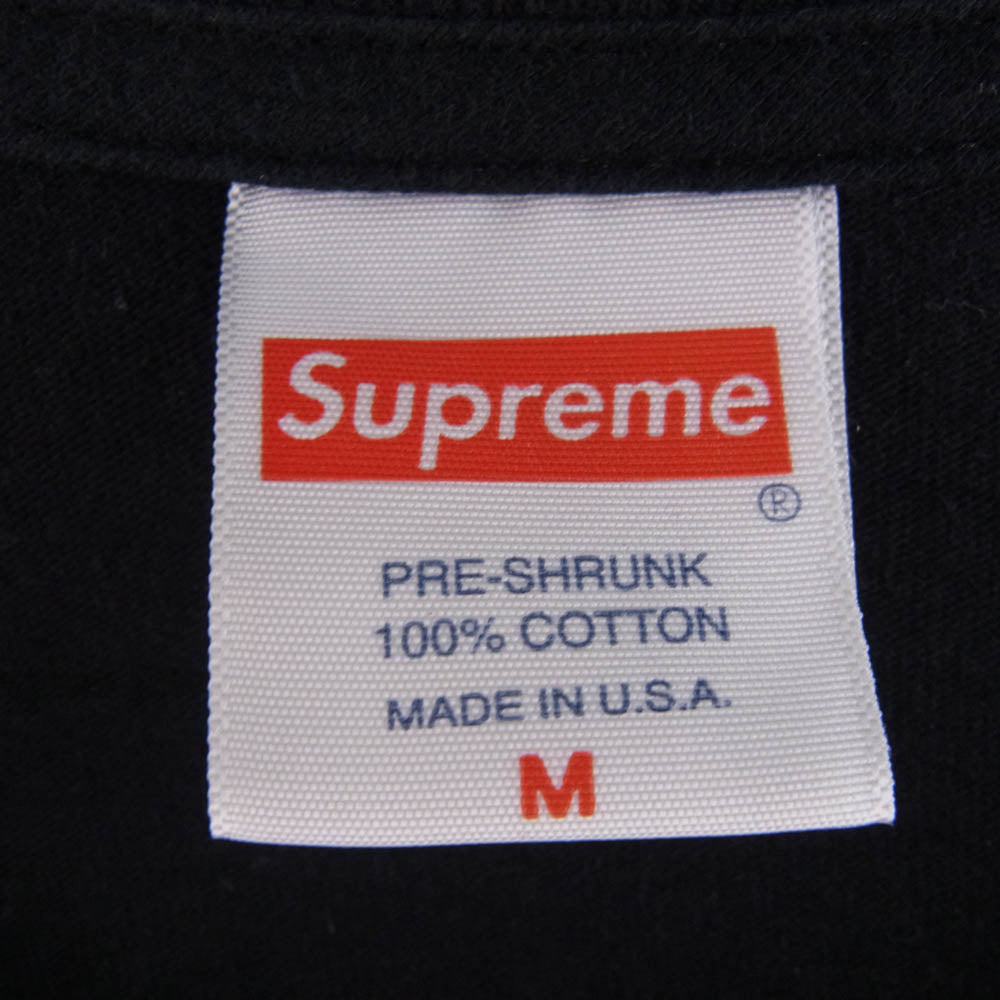 Supreme シュプリーム 22SS Ralph Steadman Box Logo Tee ラルフ ステッドマン ボックスロゴ 半袖 Tシャツ ブラック系 M【中古】