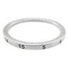 MAISON MARGIELA メゾンマルジェラ SM2UQ0006 S12755 SLIM NUMBER RING スリム ナンバーズ ロゴ リング シルバー系 19.5号【中古】