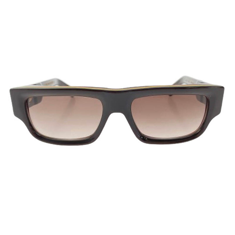 CHROME HEARTS クロムハーツ（原本無） GIRTH QUAKE PTO ガース クエイク サングラス 眼鏡 アイウェア ブラウン ダークブラウン系 56□18-148【美品】【中古】