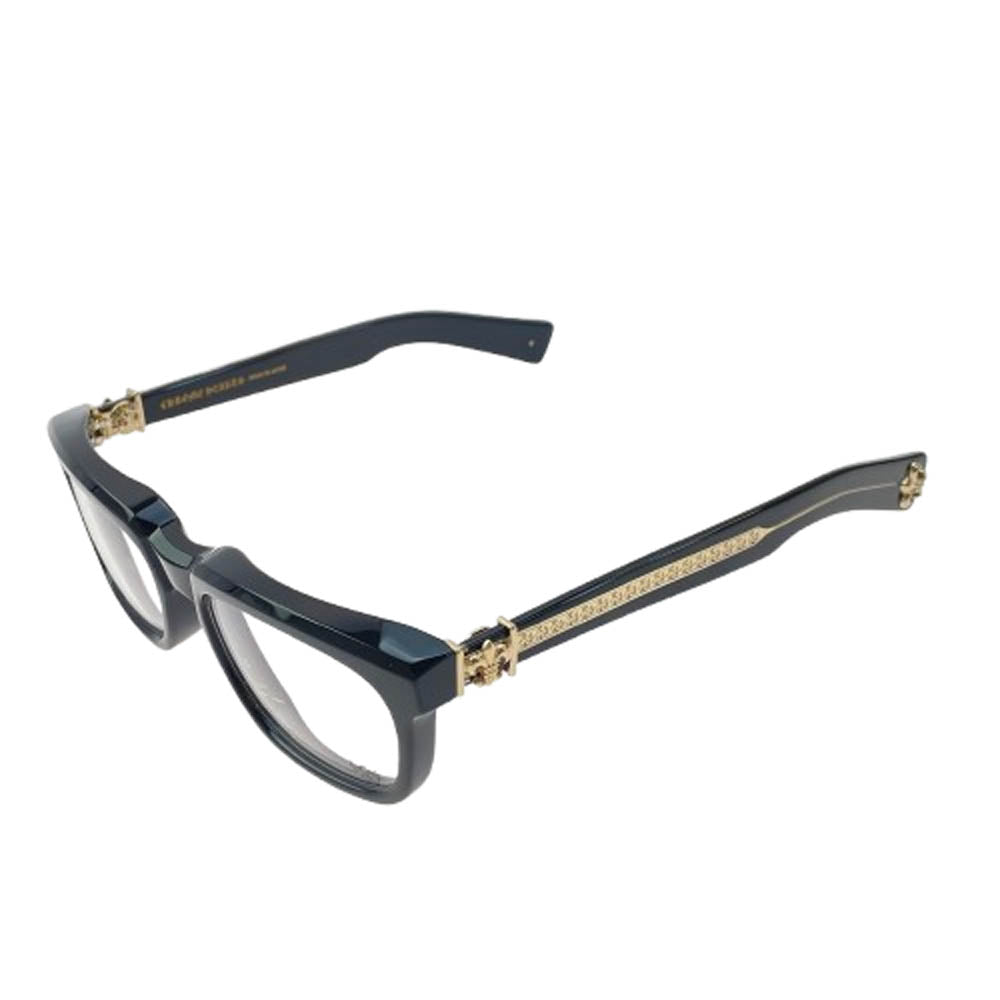 CHROME HEARTS クロムハーツ（原本無） SEE YOU IN TEA BSフレア テンプル ウェリントン サングラス 眼鏡 アイウェア ブラック系 53□20-143【中古】