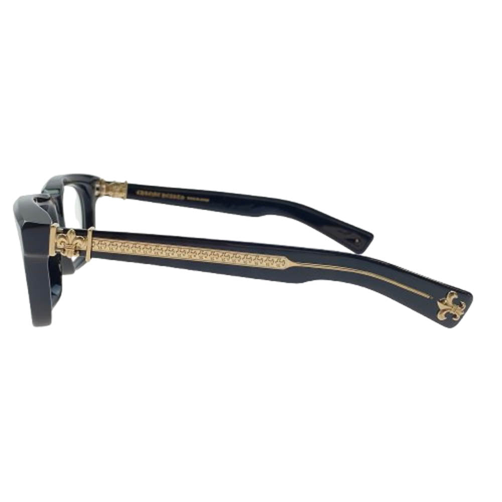 CHROME HEARTS クロムハーツ（原本無） SEE YOU IN TEA BSフレア テンプル ウェリントン サングラス 眼鏡 アイウェア ブラック系 53□20-143【中古】