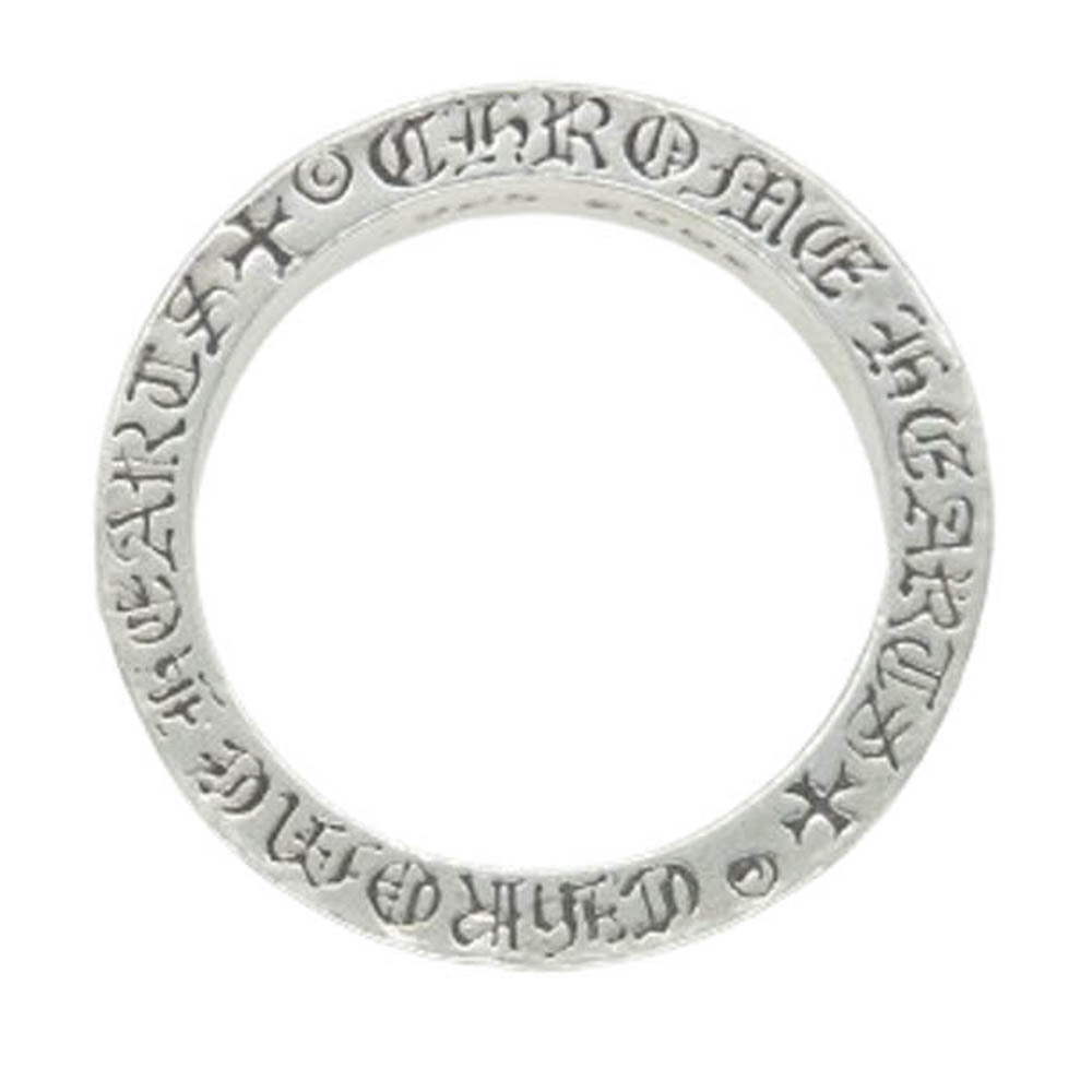 CHROME HEARTS クロムハーツ（原本有） 6mm SPACER PLN  スペーサー プレーン リング シルバー系 13.5号【中古】