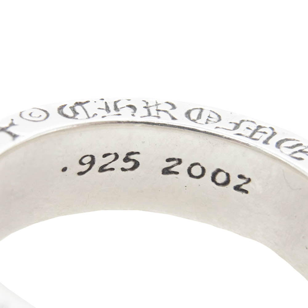 CHROME HEARTS クロムハーツ（原本有） 6mm SPACER PLN  スペーサー プレーン リング シルバー系 13.5号【中古】